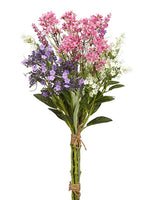 24" Lavender/Waxflower Bundle  White Purple (pack of 6)