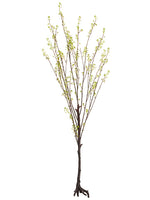 60" Plastic Berry Tree Branch  Two Tone Green (pack of 4)