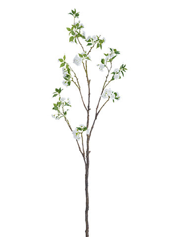 83" Cherry Blossom Branch  White (pack of 6)