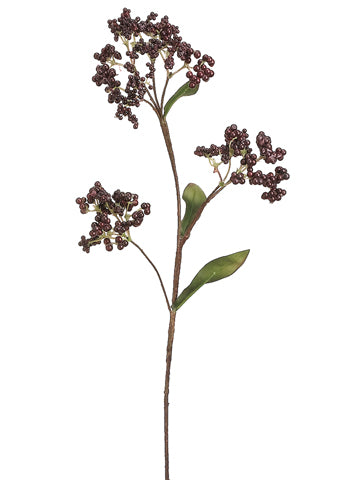 26" Berry Spray  Burgundy (pack of 12)