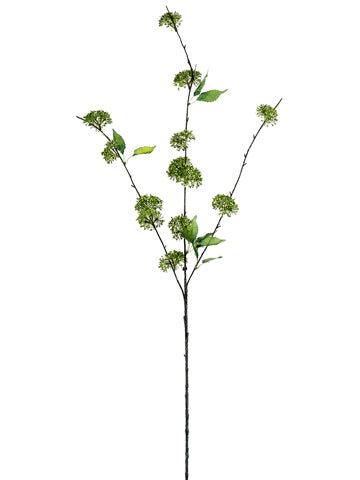 46" Verbena Blossom Spray  Green (pack of 12)
