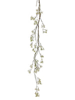 63" Cherry Blossom Hanging Spray White (pack of 6)