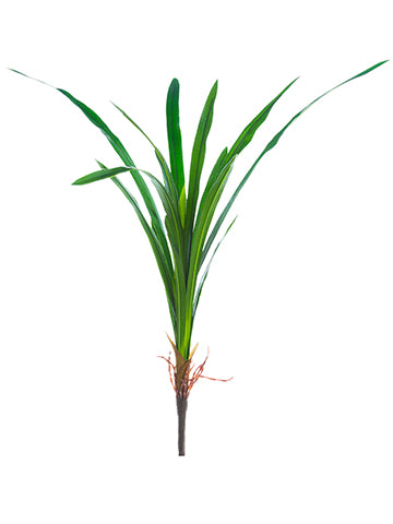 21" Cymbidium Orchid Leaf Plant Green (pack of 24)