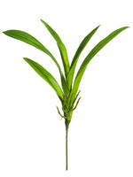 19.5" Soft Vanda Orchid Leaf Plant Green (pack of 12)