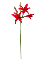 27.5" Day Lily Spray  Red (pack of 12)