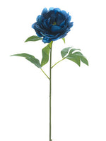 30" Peony Spray  Navy Blue (pack of 12)