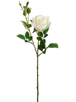 25" Rose Spray  White (pack of 24)