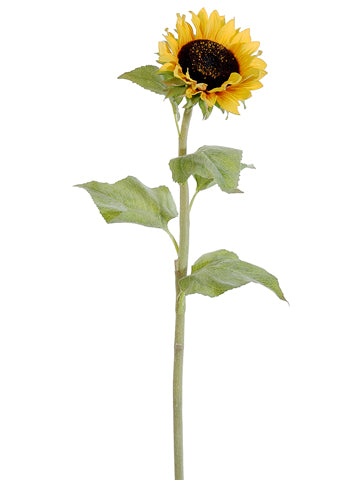 31" Sunflower Spray  Yellow Gold (pack of 12)
