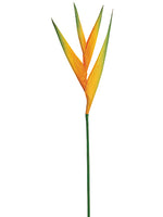 33" Tropical Heliconia Spray x4 Yellow (pack of 12)