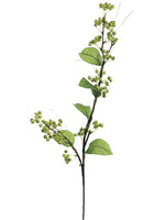 25" Foam Berry Spray  Green Cream (pack of 12)