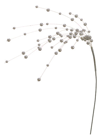 22" Pearl Beads Spray  Pearl (pack of 12)