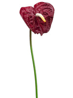 26" Small Anthurium Spray  Red (pack of 12)