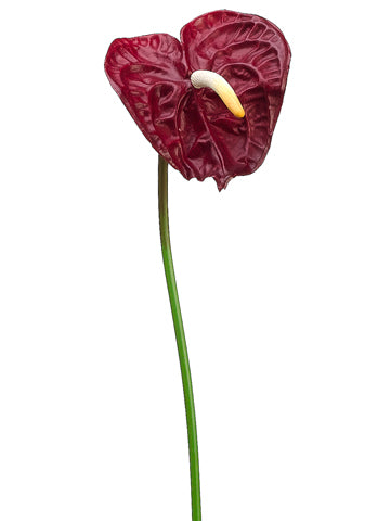 26" Small Anthurium Spray  Red (pack of 12)