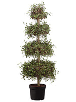 49" Anfel Vine Four Ball Topiary in Pot Green (pack of 1)