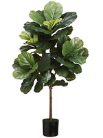 3' Fiddle Leaf Tree in Pot  Green (pack of 4)