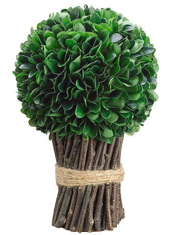 10.5" Dried Look Boxwood Bundle Green (pack of 2)