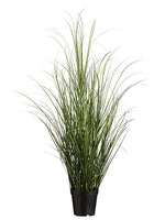 39" Grass Bush in Pot  Two Tone Green (pack of 6)