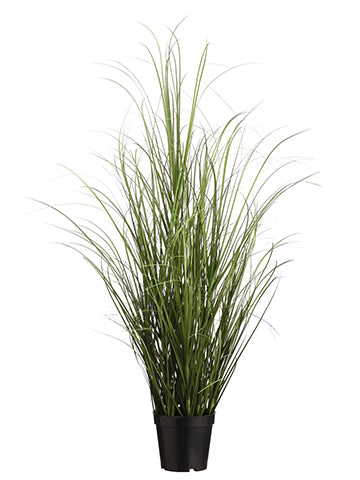 39" Grass Bush in Pot  Two Tone Green (pack of 6)