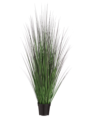 48" Grass Bush in Pot  Green Mauve (pack of 4)