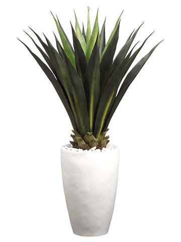 45" Agave in Ceramic Pot  Green (pack of 1)