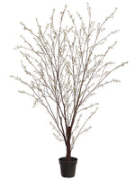 82.5" Plastic Berry Tree in Plastic Nursery Pot Two Tone Green (pack of 2)