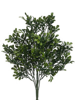 18" UV Protected Plastic Boxwood Bush Green (pack of 12)