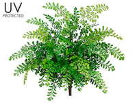 19" UV Protected Maidenhair Fern Bush Green (pack of 12)