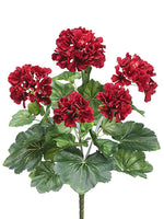 16.5" Geranium Bush  Red (pack of 12)