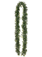 6' Boxwood Garland  Green Two Tone (pack of 6)
