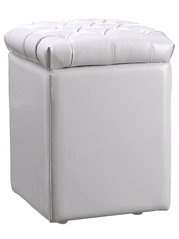 18.5"Hx13"Wx13"L French Side Stool White (pack of 1)