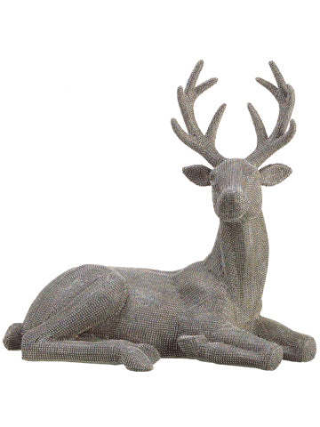 33" Rhinestone Sitting Reindeer Light Bronze (pack of 1)