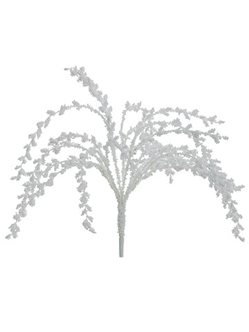 17" Snowed Berry Bush  White Ice (pack of 24)