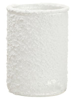 8.5"Hx6.5"D Snow Glass Vase  White (pack of 6)
