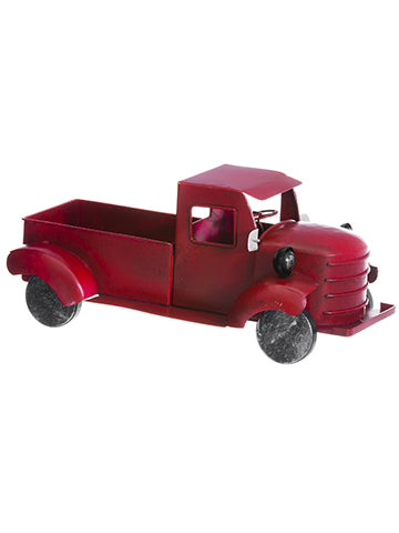 5"Hx5.7"Wx11.75"L Truck Planter Red (pack of 6)