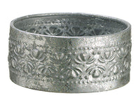 2.25"Hx5" Metal Plate  Silver (pack of 6)