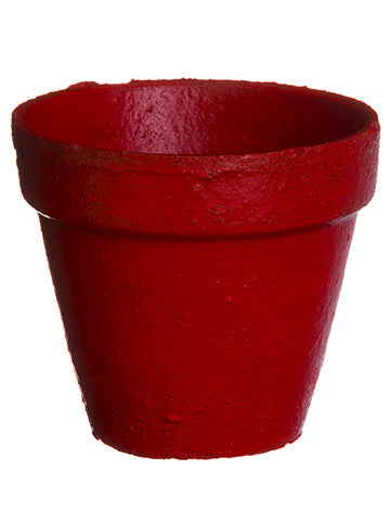 4"Hx4.75"D Terra Cotta Pot  Red (pack of 6)