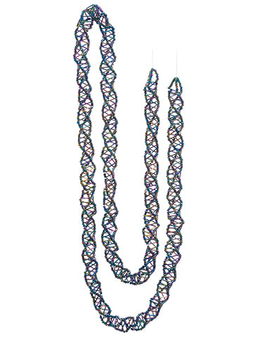 59" Bead Garland  Peacock (pack of 6)