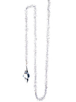 59" Iced Garland With Drop  Clear (pack of 12)