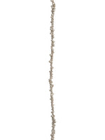 4' Glittered Bead Garland  Champagne (pack of 24)