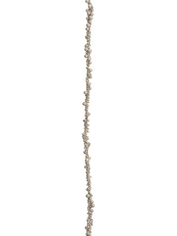 4' Glittered Bead Garland  Champagne (pack of 24)