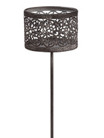 6.5" Metal Candleholder Pick  Gray (pack of 10)