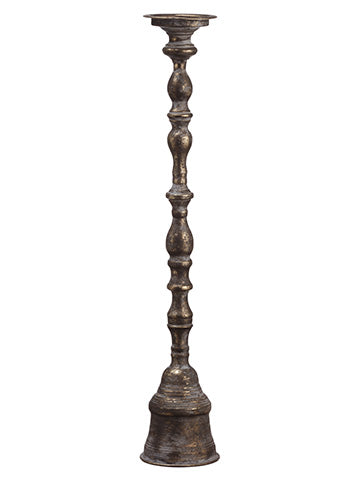 26.75" Metal Candleholder  Antique Bronze (pack of 8)