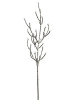65" Snowed Twig Branch  Brown Snow (pack of 8)