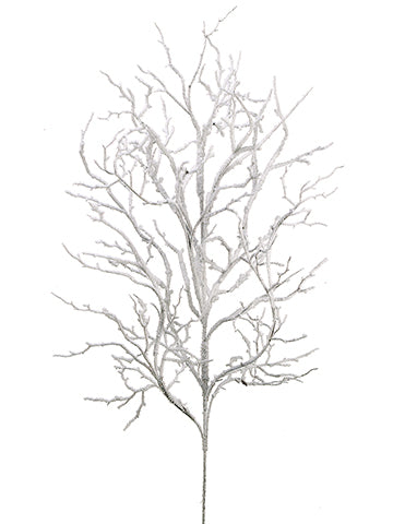 60" Snowed Twig Branch  White (pack of 2)