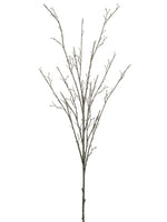 68" Glittered Twig Spray  Brown (pack of 6)