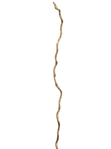 58" Glittered Metallic Twig Branch Gold (pack of 6)