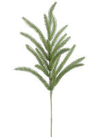 24" Glittered Foxtail Pine Spray Lime (pack of 24)