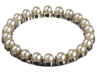 4.5" Pearl Candle Ring/Coaster Pearl (pack of 12)