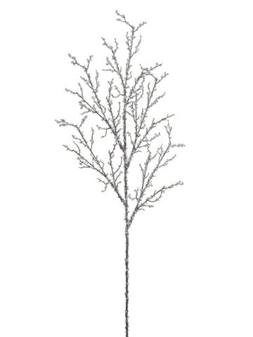 28" Snowed/Glit. Twig Spray  White Glitter (pack of 24)