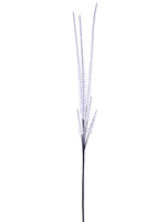 34.5" Beaded Foxtail Spray  Clear (pack of 12)